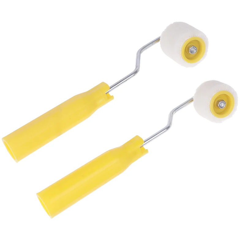 Roller Wand Reparatur Pinsel Mini Farbrollen Türen und Decken Wolle Pinsel Extra Kleine Farbe Ausbesserung Trim Rand Pinsel