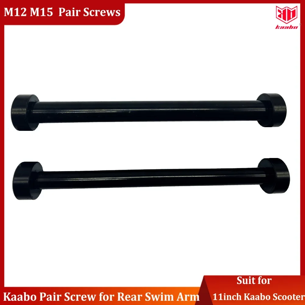 M12x158 M15x164 Kaabo 11inch Scooter Pair Screws for Rear Swim Arm Suit for Kaabo Wolf Warrior11 King+ King/Warrior GT E-Scooter