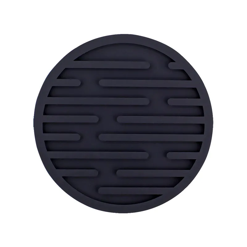 Thickened Drain Silicone Coasters Round Heat Resistant Rubber Tea Cup Mat Drink Coffee Mug Glass Beverage Holder Pad
