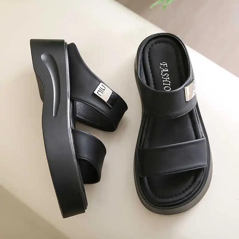 Ete Ventilation Women's Summer Sandal Fashionable Sports Shoes Slippers Indoor Fashionable Sneakers Idea Shors Wide Foot