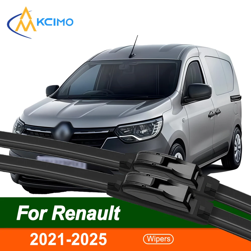 

Premium Black Car Wiper Blades Heavy Duty Ultra Quiet & Anti-Warp Design for Crystal Clear Wiping For Renault Express 2021-2025