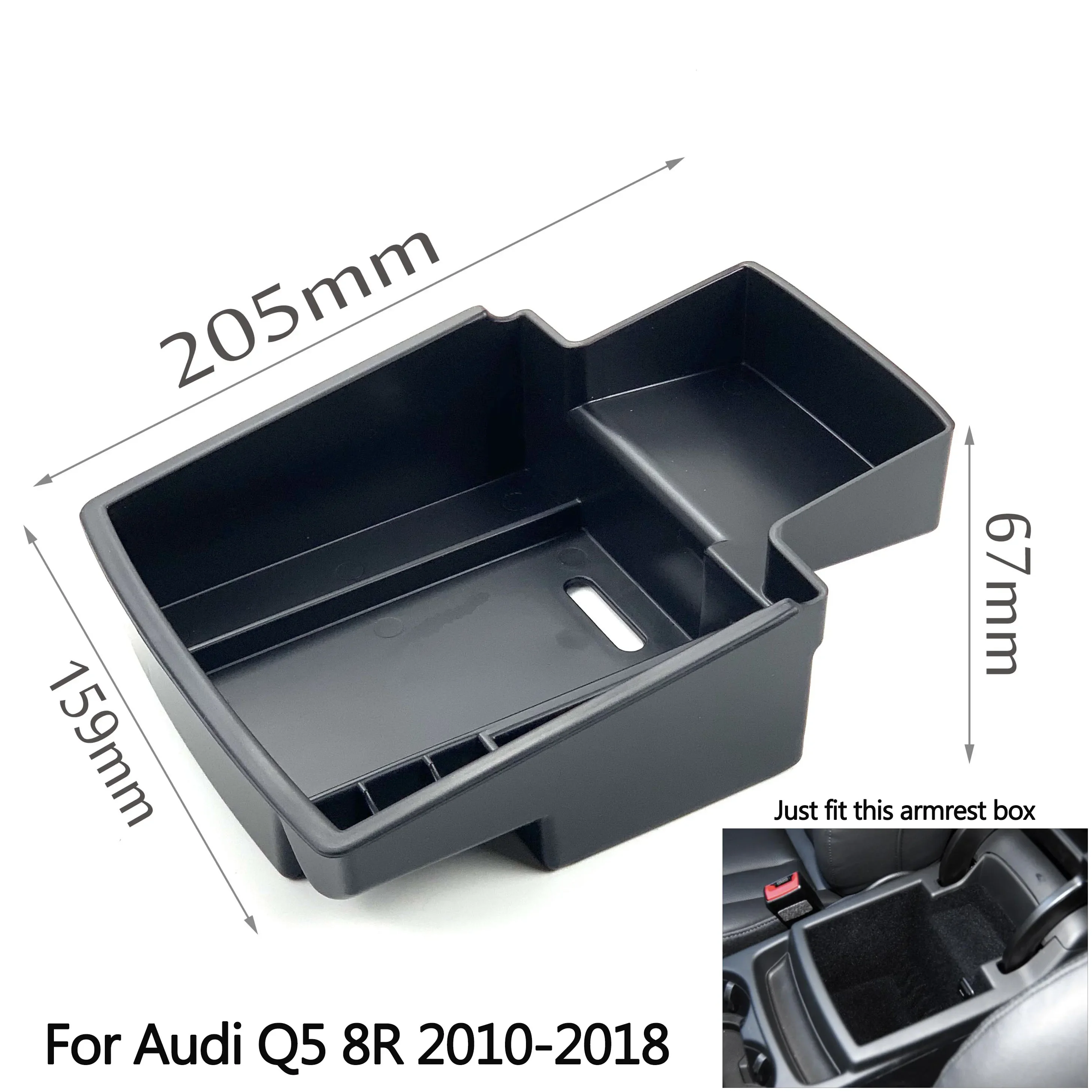 1Pc Auto Accessoires Middenarmsteun Opbergdoos Voor Audi A3 8V S3 S4 S5 A4 A5 B8 B9 8T Q2 Q2L Q3 8U Q5 8R Auto Styling