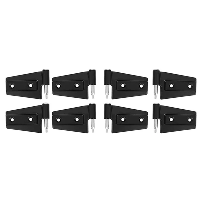 8Pcs Steel Door Hinge Kit for 4 Door Jeep Wrangler JK 2007 -2018 55395384AF