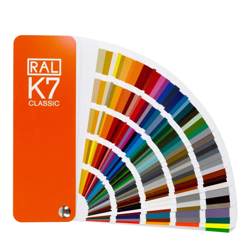 New RAL Color Card K7 Raul Color Card Paint Coating Color Card RAL K7 International Standard Paint Coating Color Book