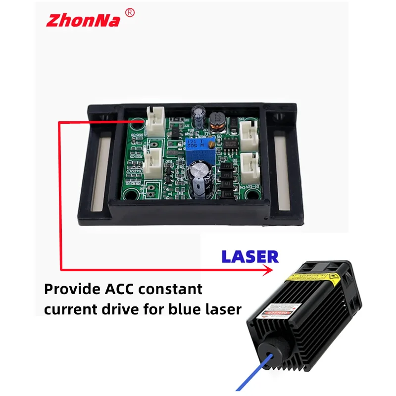 DC12V laser PCB circuit board with TTL function ACC constant current and constant voltage drive circuit