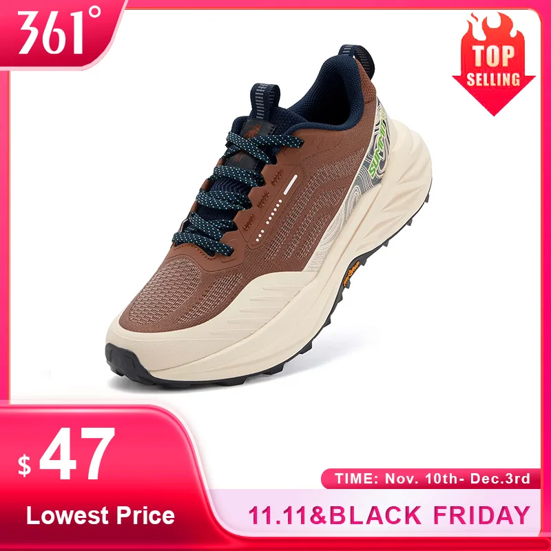 

361 Degrees Yushan 3.0 Men Running Shoes Hiking Cushioning Flexible Breathable Non-slip Outdoor Jogging Male Sneakers 672532214