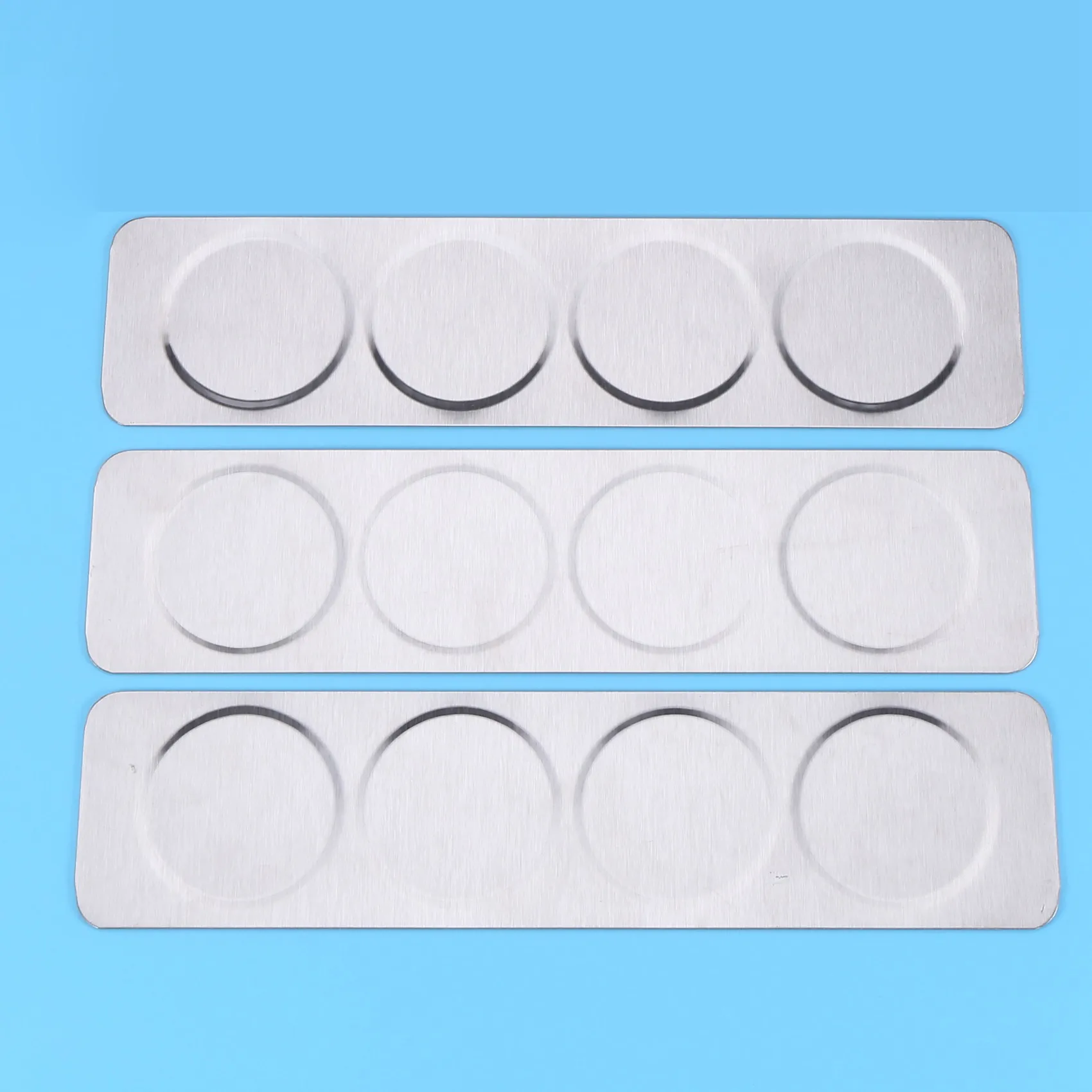 Magnetic Spice Jars Rack Stainless Steel Spice Jars Wall Plate Base Wall Mounted Base For Magnetic Spice Tins-A27R