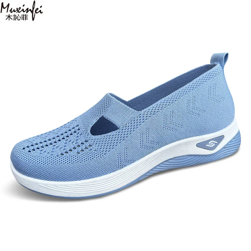 Women's Summer Shoes Breathable Soft Soled One Step Cloth Large Size Women's Shoes 35-43 cheap shoes clearance