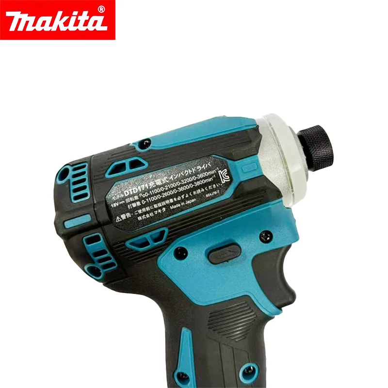 Makita DTD171 Brushless Cordless Impact Driver 18V With LED Work‑Light Rechargeable Screwdriver Drill, Bare Tool Power Equipment view 5