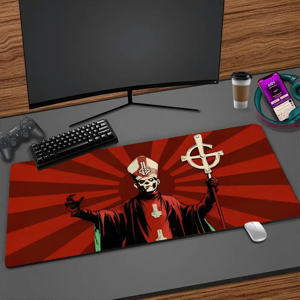 band gothic G-Ghost Heavy Metals Mouse Pad Cartoon Lockedge Large Gaming Pad Computer Gamer Keyboard Mat Desk Mousepad PC Desk P