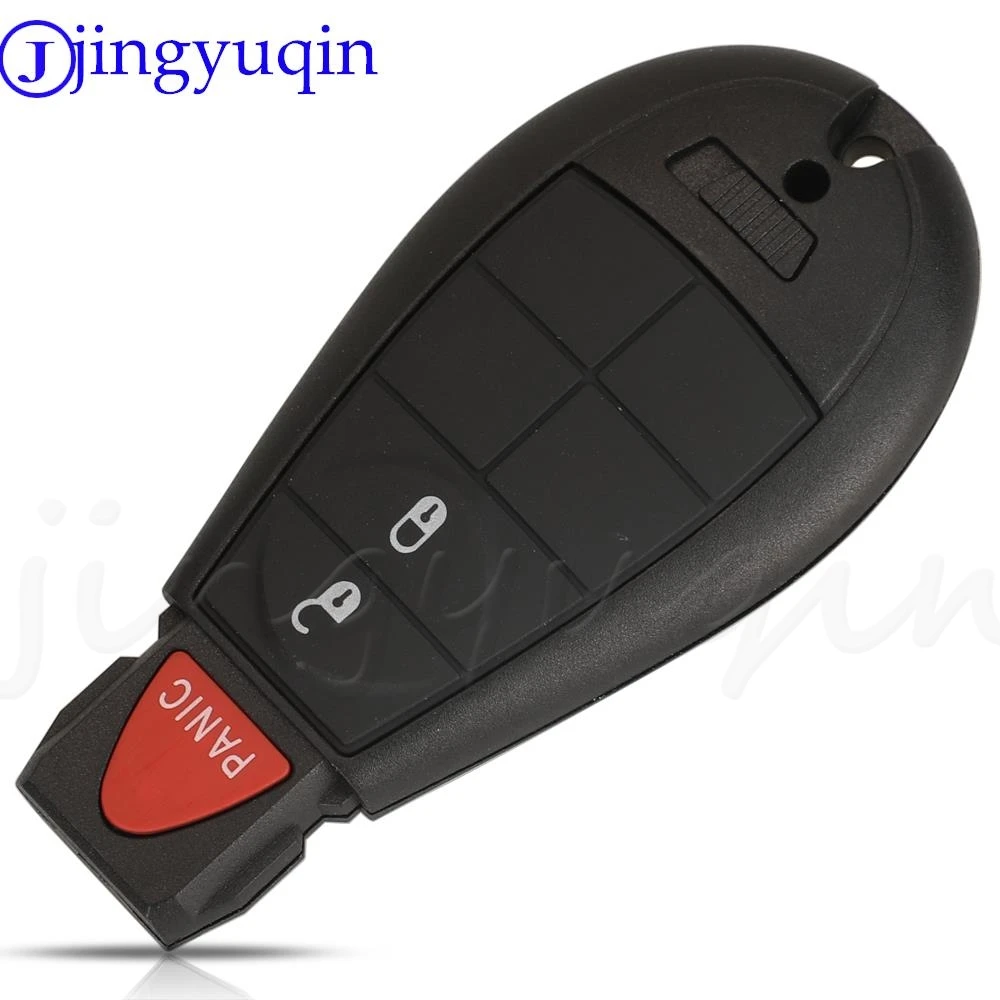 jingyuqin 3/4Buttons Smart Remote Car Key Fob GQ4-53T ID46-PCF7961A Chip For For Jeep Cherokee 2014-2019