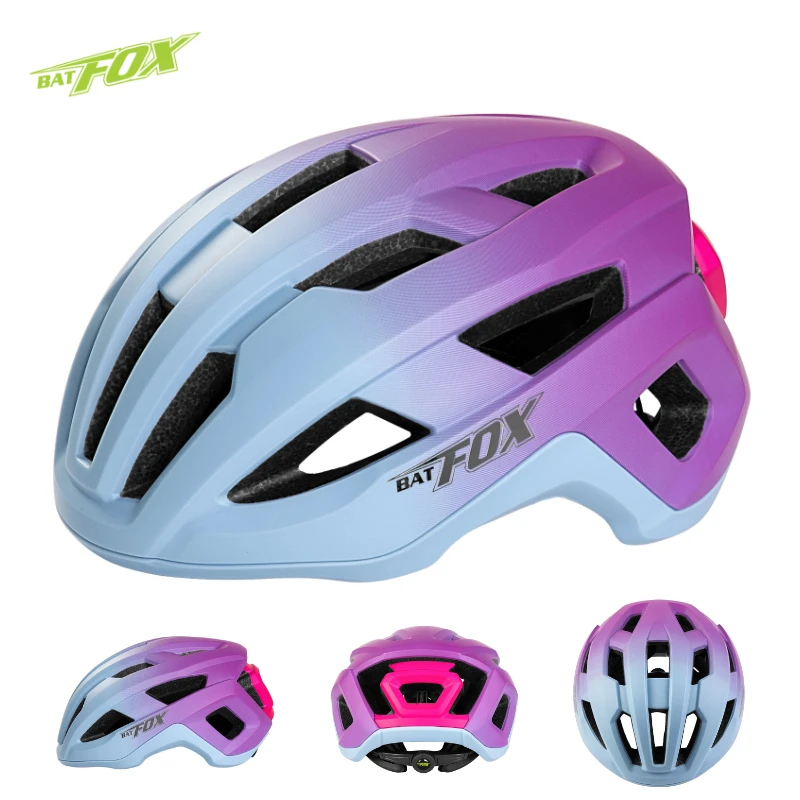 BATFOX New  Cycling helmets bike safe High quality- Multi hole CE PC shell multicolored integral mold Road riding cycling helmet