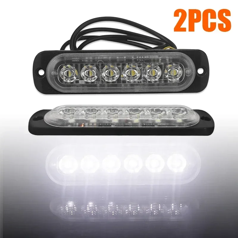 Accessory Car fog light Flood Kit Set 112*28mm 333mA 6 LED DC 12V-24V Mount Off-road Replacement Working Practical Useful