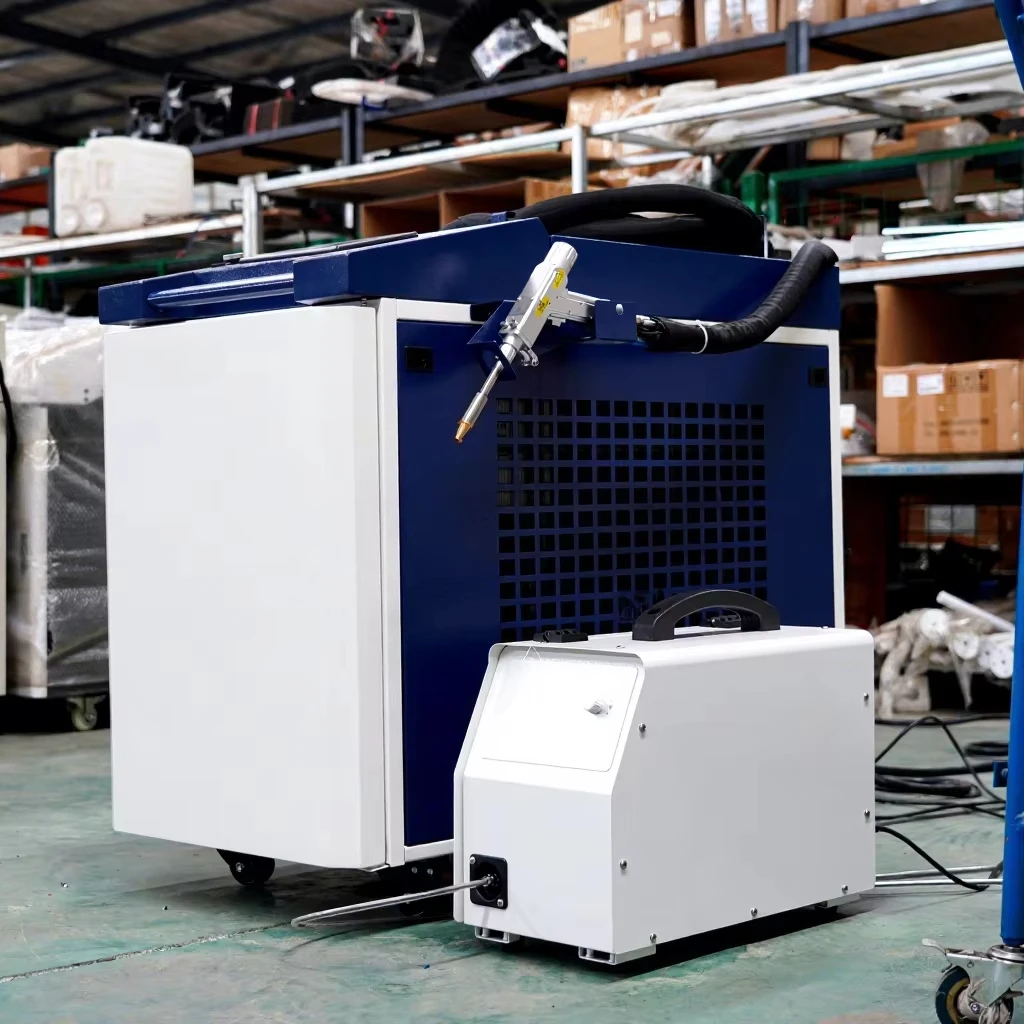 Handheld 4 in 1 Fiber Welder 1500W 2000W with Cleaning and Cutting for Automotive, Metalwork and Workshop Repair