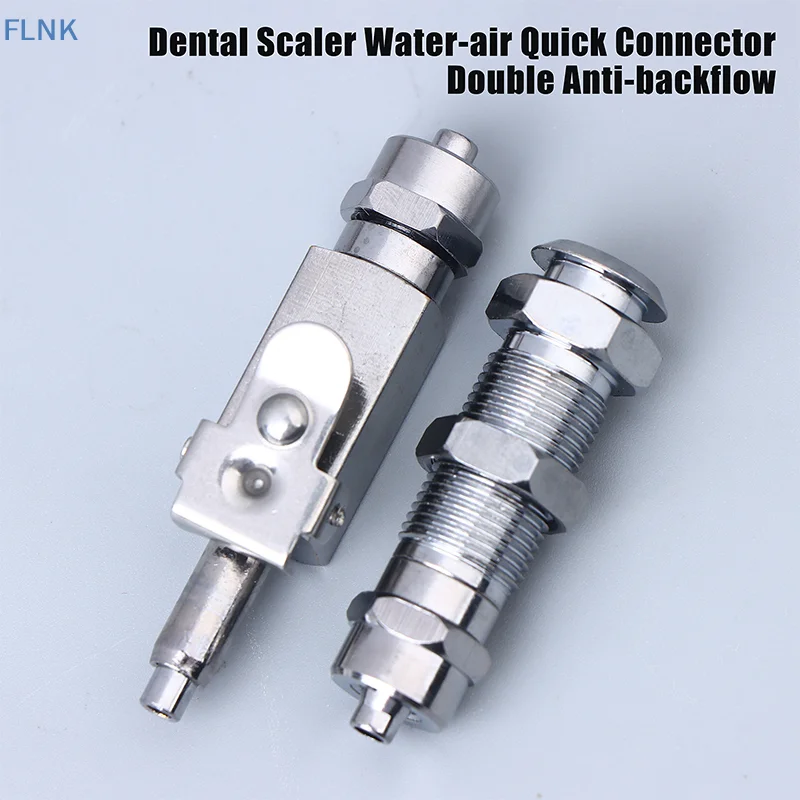 【KC】Dental Air Water Quick Connector Anti-Retraction For Ultrasonic Scaler Stainless Steel Dentist Accessories