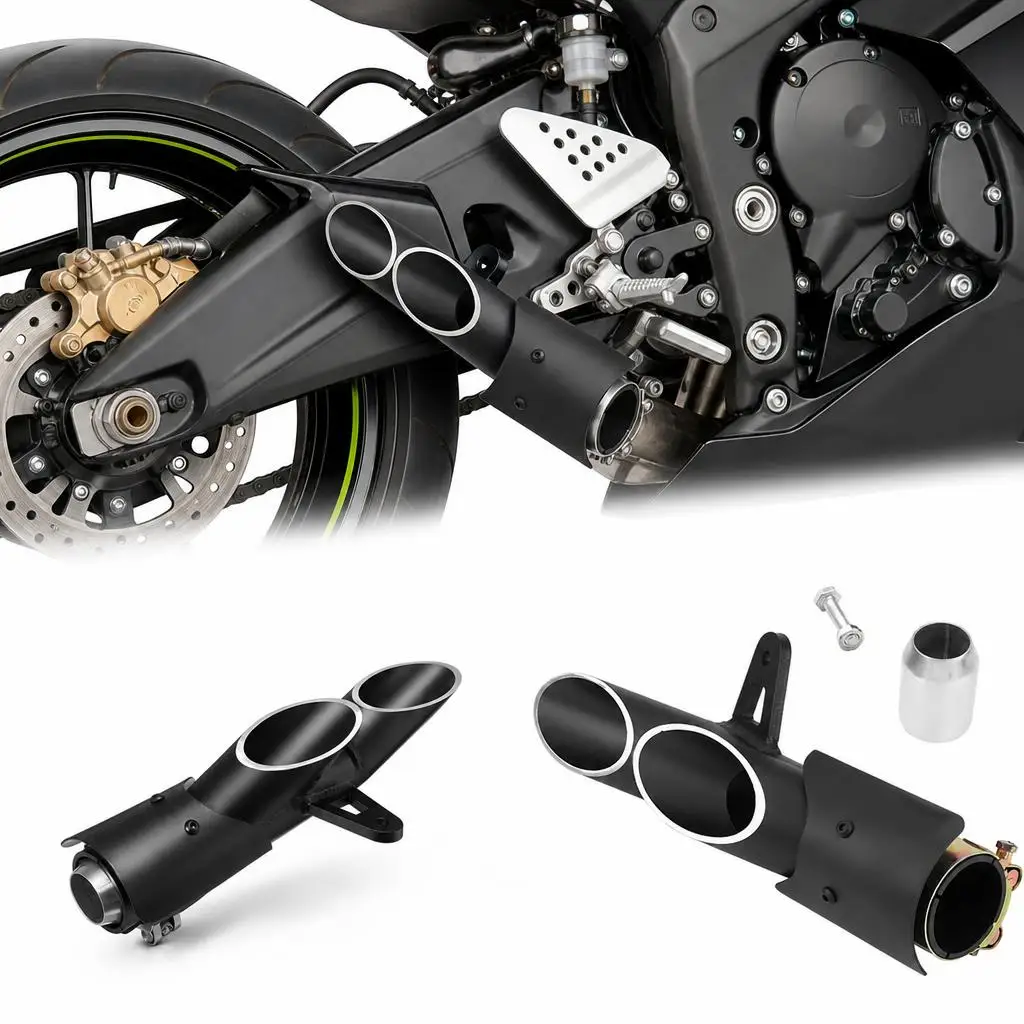 Motorrad-Modifikations-Auspuffrohr Universeller Poröser Auspuff für Yamaha YZF-R6