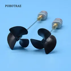 130 Strong Magnetic Dual Motor DIY Small Boat Power Kit Motor Propeller Kit 36/42mm CW CCW Propeller Kit