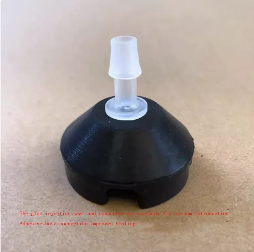 5 pz/lotto Tessuto In Fibra di Vetro Carbonio per RTM Vuoto Resina Infusione Colla Iniettare Base Connettore In Silicone
