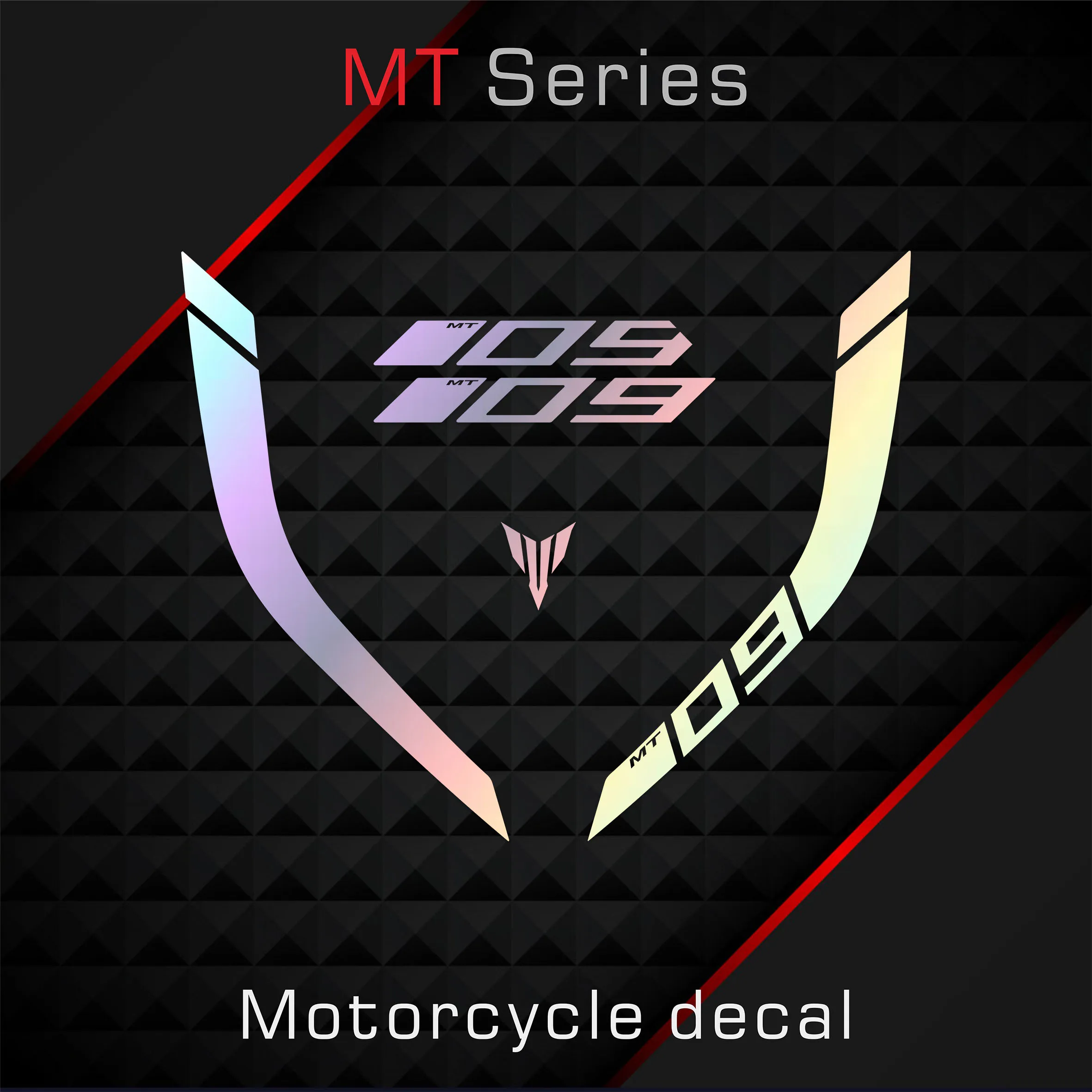 Reflective Vinyl Motorcycle Stickers Tank Decals Logo For  MT09 MT 09 FZ09 FZ 09 14-22 2019 2020 2021