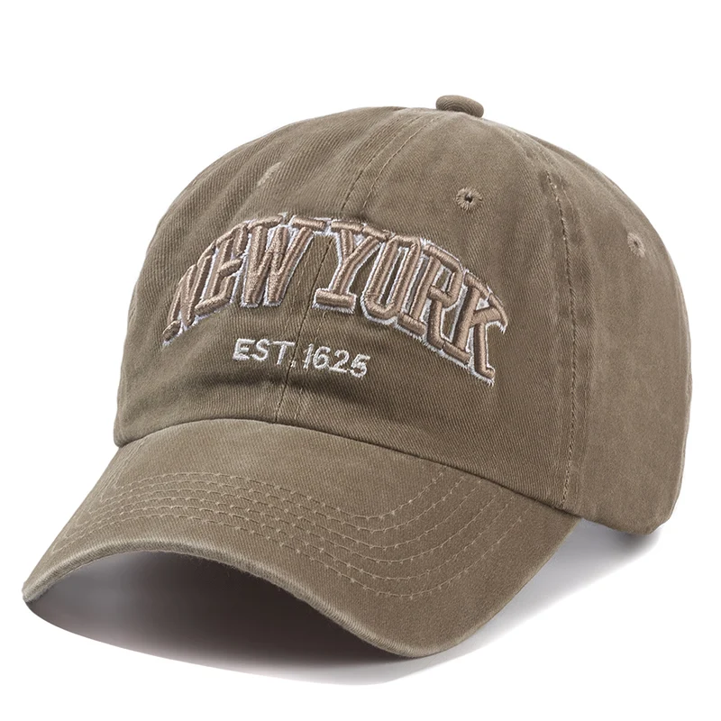 2026 New York Washed Cotton Cap für Herren und Damen – Gorras Snapback Caps Baseball Caps Sonnenschutz Casquette Dad Hat Outdoor Cap – Detail 16