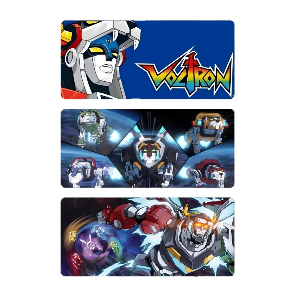 robot cartoon wall art V-Voltron Mouse Pad Mousepad Large Gaming LockEdge Thickened PC Table Desk Mat
