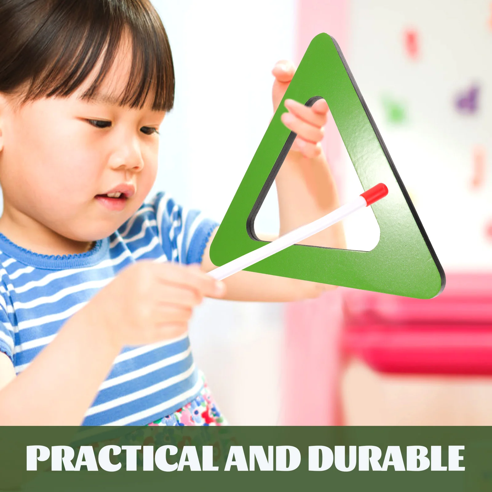 Kids Educational Toys Triangle Drum Children’s Music Musical Percussion Instruments