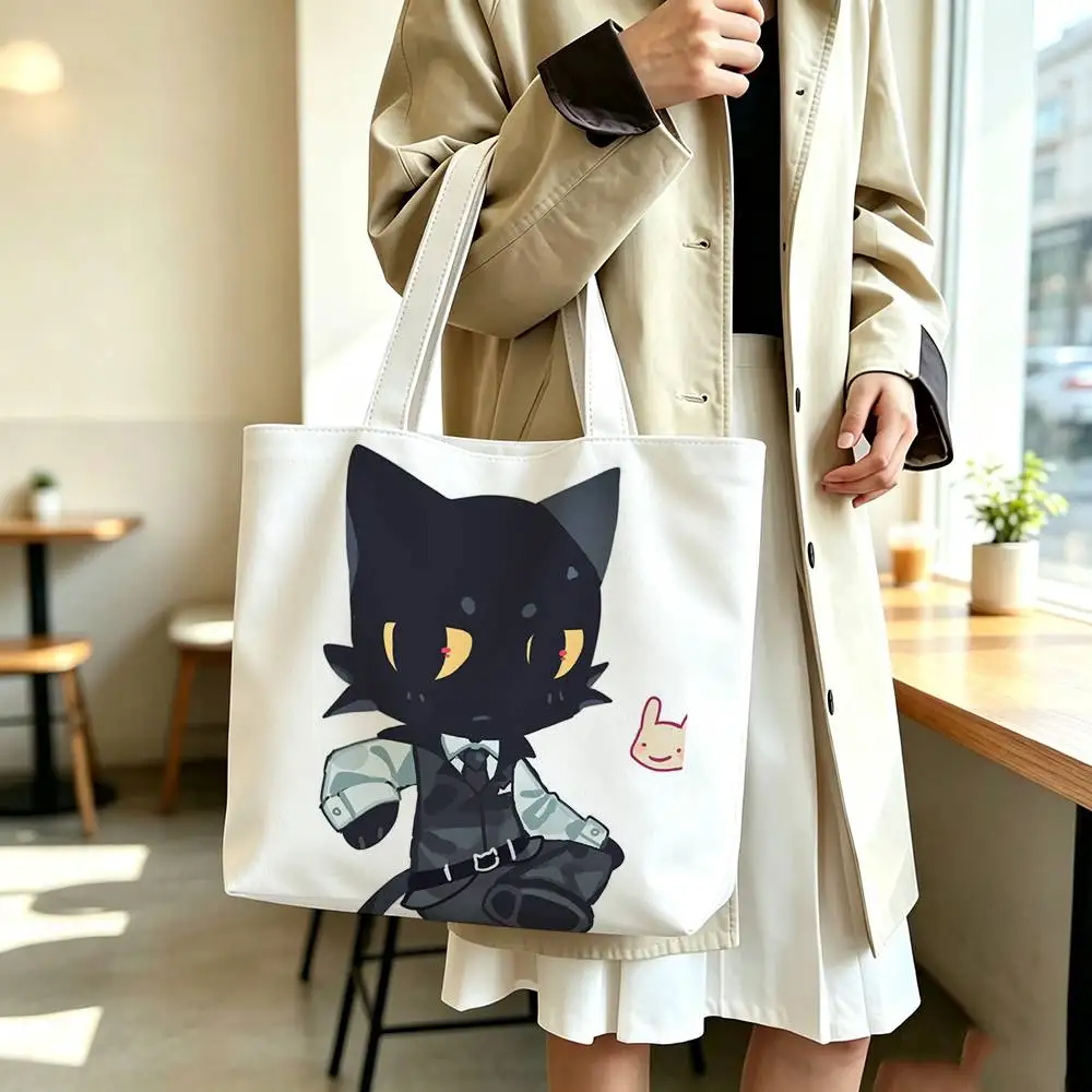 A-Animal GAME Hospital S-Secret Agent   Printed Canvas Tote Bag Shoulder Bag Commuter Mommy Shopping Bag