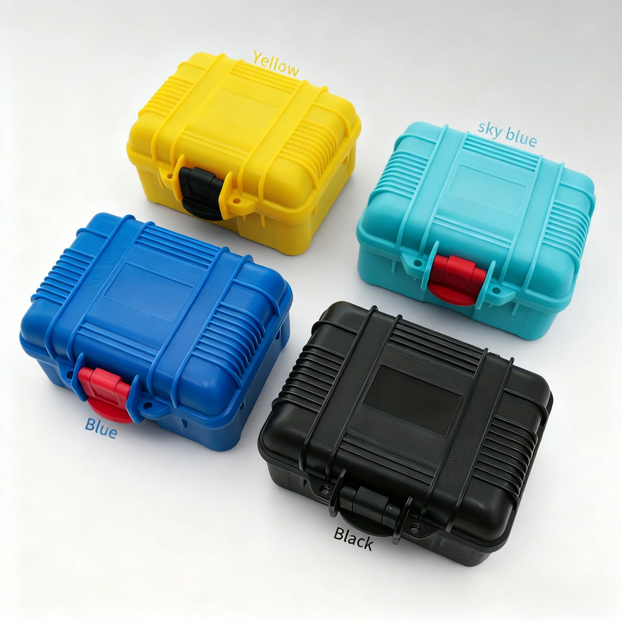 صندوق تخزين للساعات صغير الحجم، حافظة ساعة واقية مع حشوة إسفنجية، منظم ساعة متين للتخزين والتنظيم الآمن #6