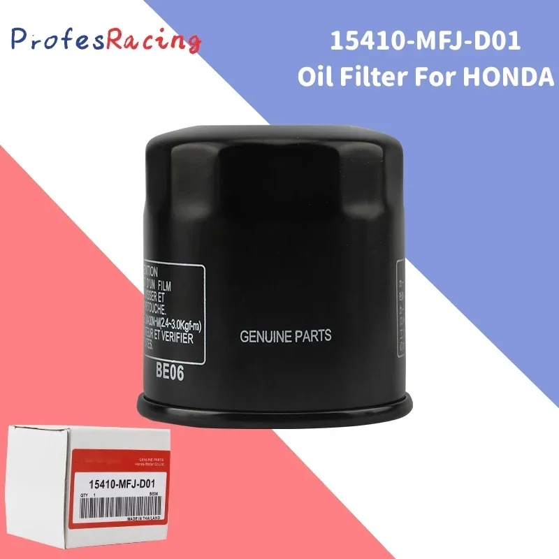 15410-MFJ-D01 Oil Filter For Motorcycle HONDA Fit 2013 - 2020 CBR500R CB500F CB500X CB650F CBR650F CBR650R CB650R 2018 2017 2016