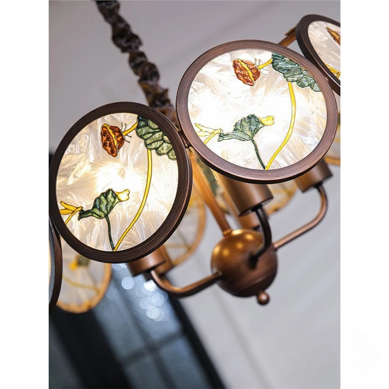

Restaurant chandelier New Chinese style medieval style designer French Chinese style, bar island table lamp