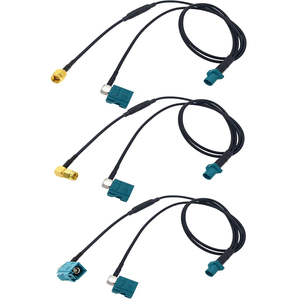 

Car GPS Antenna Extension Cord Radio Adapter 0.5M Z Male to Z Female/SMA/SMA90° Right Angle Y Type Splitter Cable RG174 Pigtail