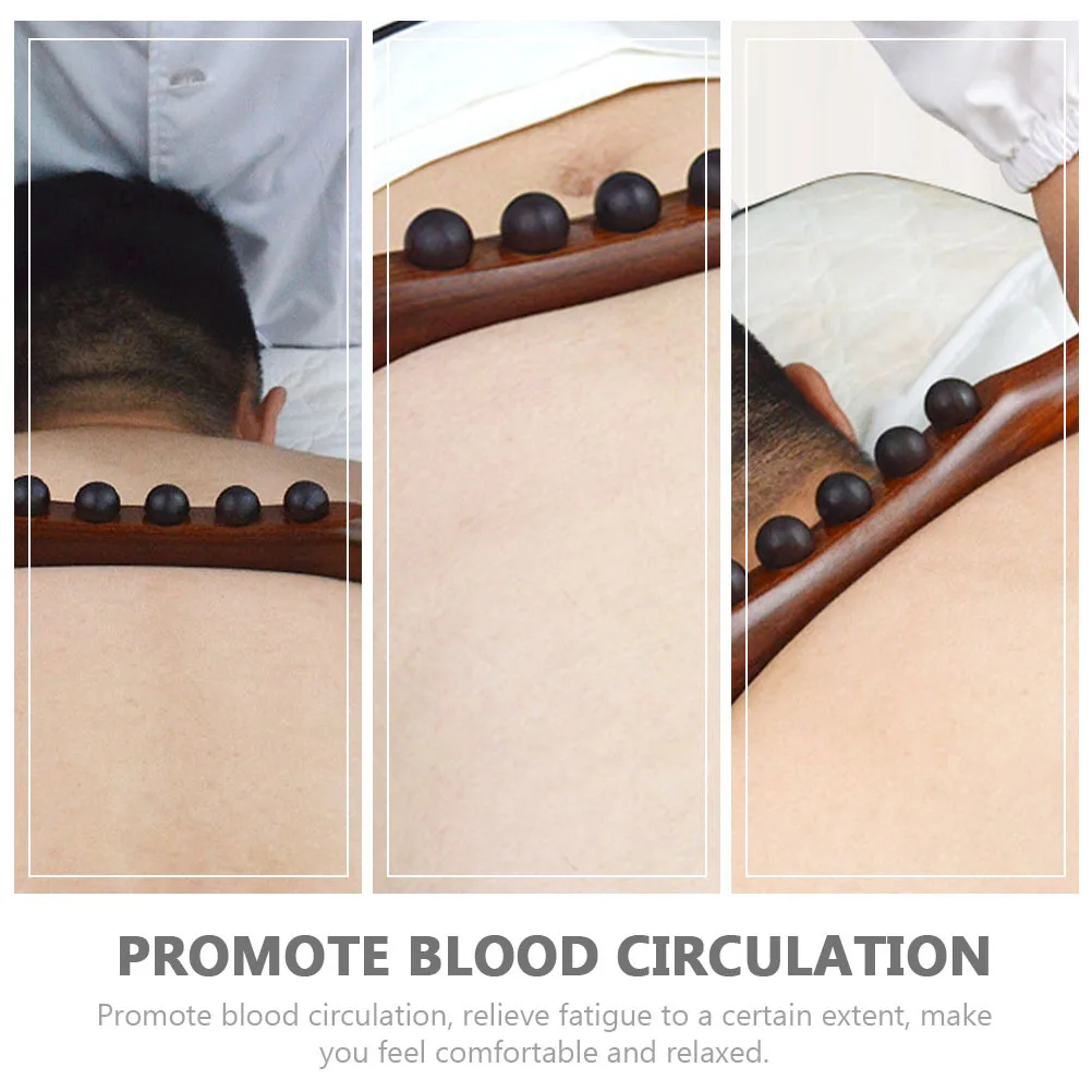 

Gua Sha Rod Wooden Massage Stick Body Scraping Tool For Back Neck Shoulder Face Leg Fatigue Relief Portable Massager Home