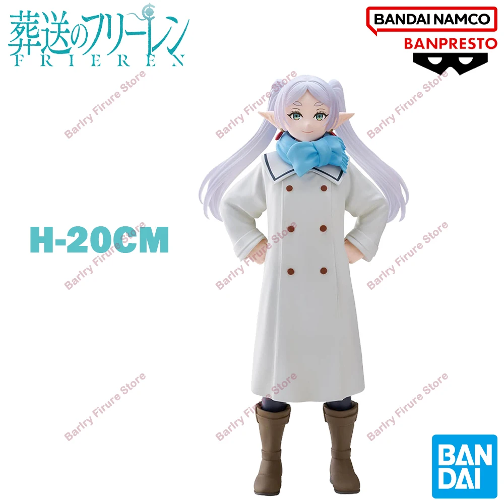 Original Genuine BANPRESTO Frieren: Beyond Journey's End Frieren Firgure 20cm Anime Figure Action Figures Toys Gifts For Kids