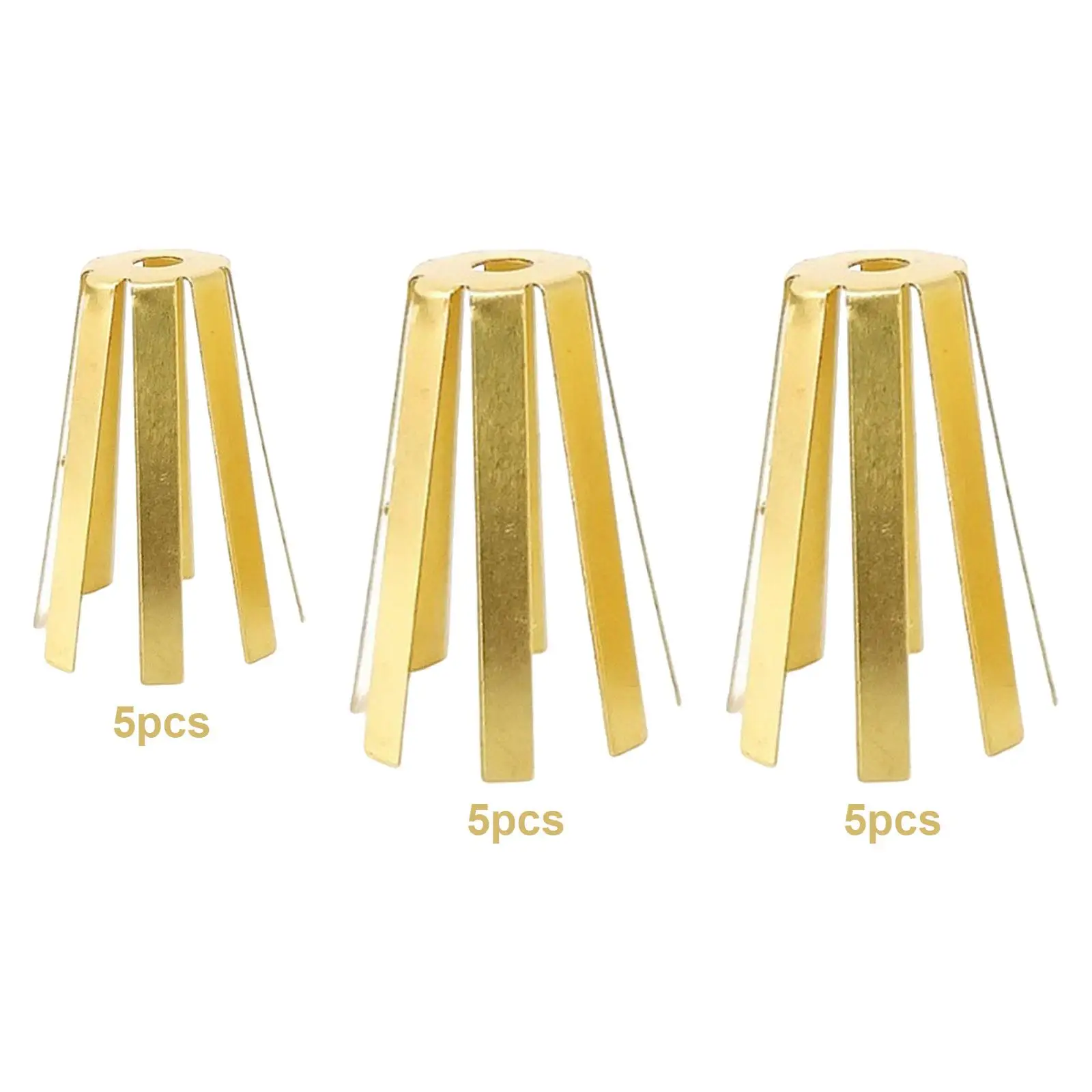 Brass Golf Shaft Adapter Shims 5Pcs Universal Golf Brass Adapter Spacer Shims Ball Head Filler Portable for All Shaft