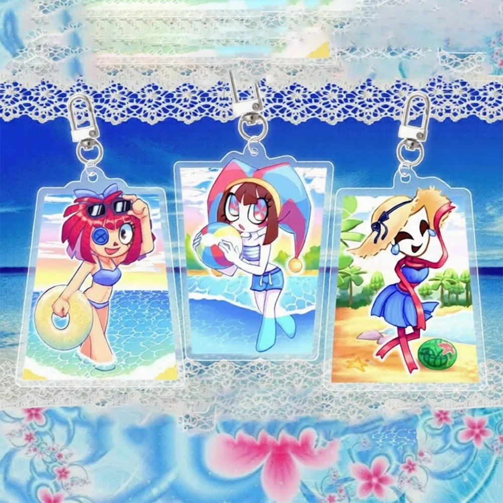 

For TADC Pomni Ragatha Gangle Creativity Acrylic KeyChain Anime Peripheral Backpack Pendant Accessories Exquisite Festival Gift