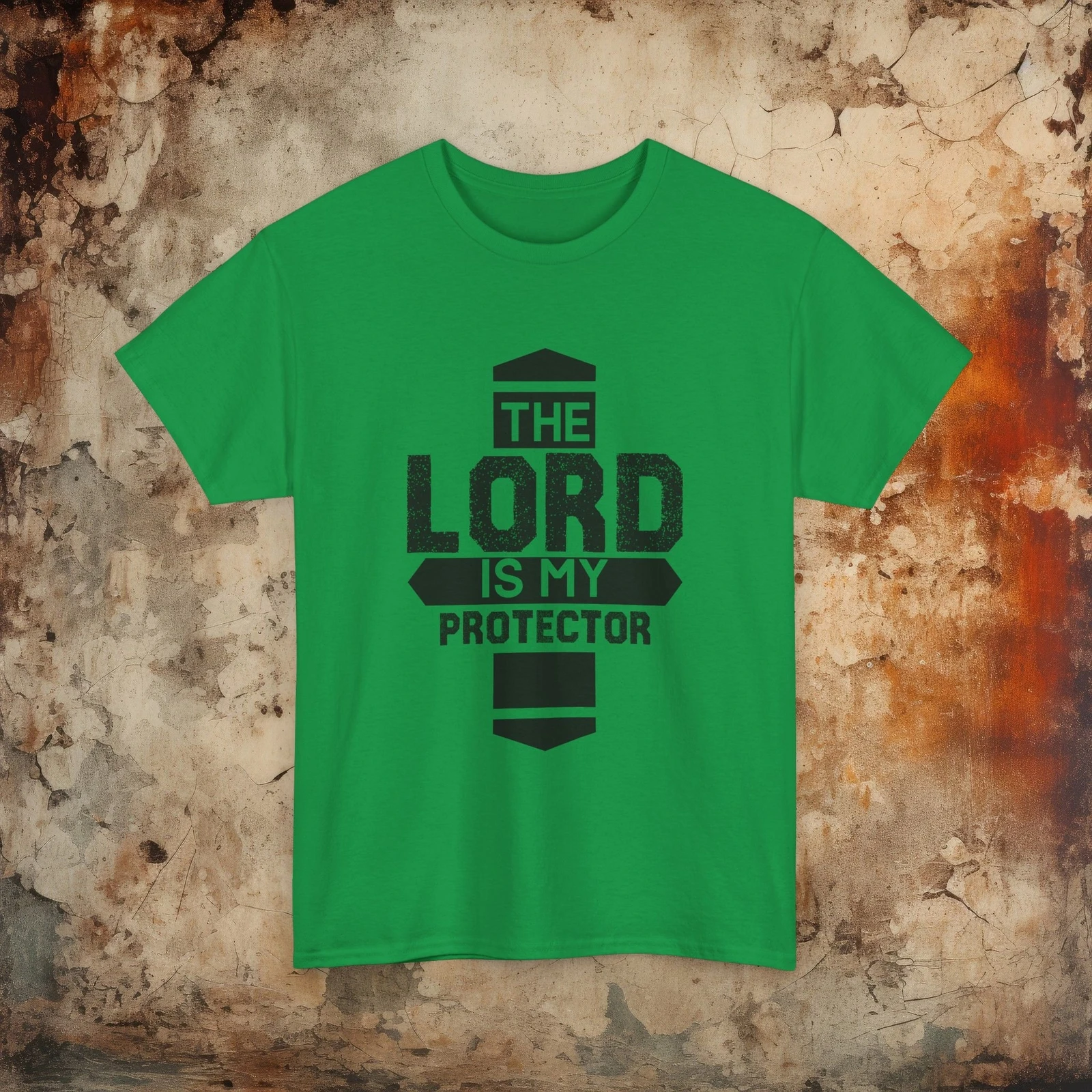 The Lord Is My Protector T-Shirt | Christian Apparel | Spiritual Design