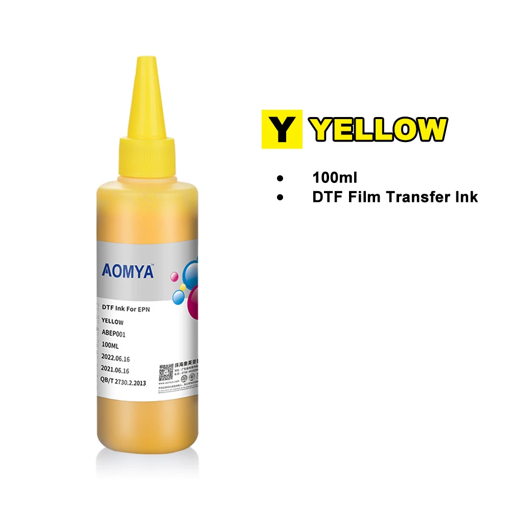 6 bottle*100ml DTF Ink Kit for Epson L1800, L805, ET8550, ET-8500 XP-15000, R1390, R2000, R2400, P400, P800, all DTF printer