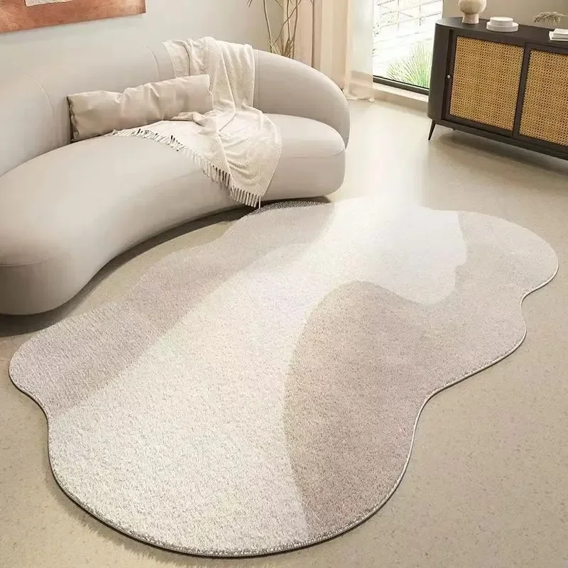 Nordic Living Room Carpet Irregular Home Bedroom Room Bedside Rugs Thick Simple Cloakroom Leisure Area Plush Mats AlFOMBRA 양탄자