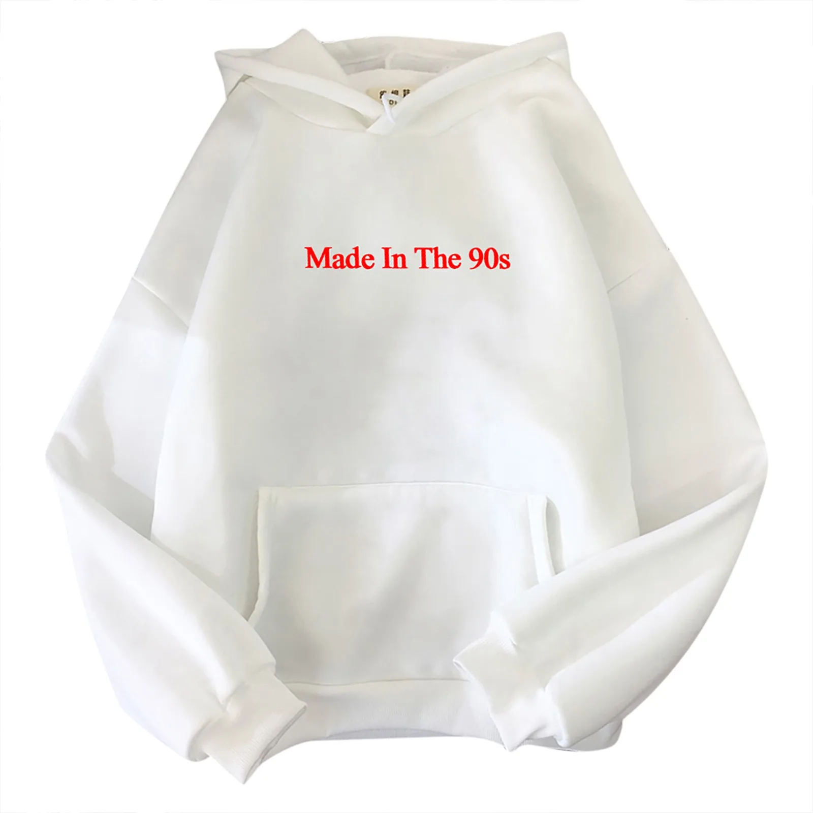 Green Zip Up Oversized Hoodie Korean Women Simple Letter Print Sweatshirt Baggy Solid Drawstring Sweater Oversize Hoody Shirts