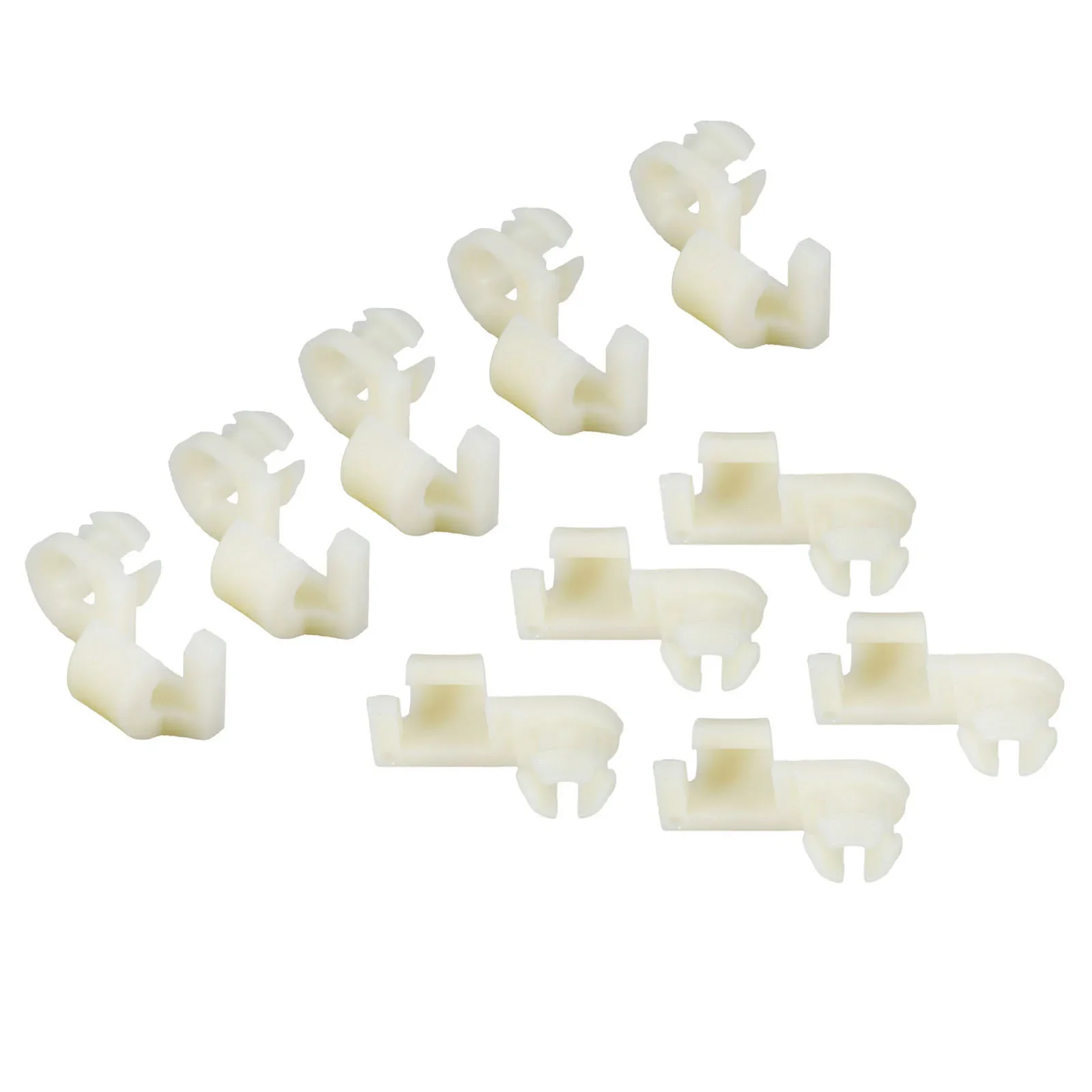 10Pcs Plastic Auto Tailgate Rod Clips 3/16\