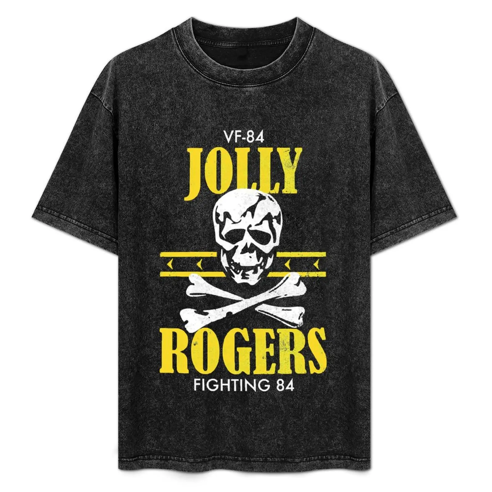 Surprise Gift Vf 84 Jolly Rogers (Distressed) Gifts Music Fan T-Shirt vintage t shirts blacks cotton t shirt men