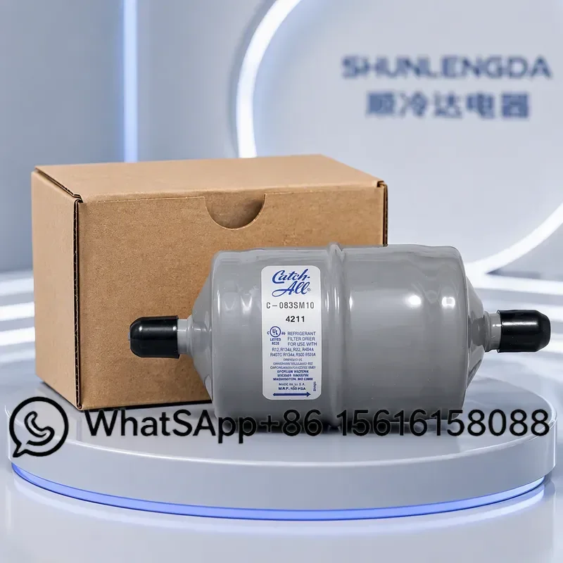 Sporlan C-083SM10 Filter Dryer 10mm Solder Cylinder Refrigeration AC Replacement Part Compatible with C-083SM10 Model