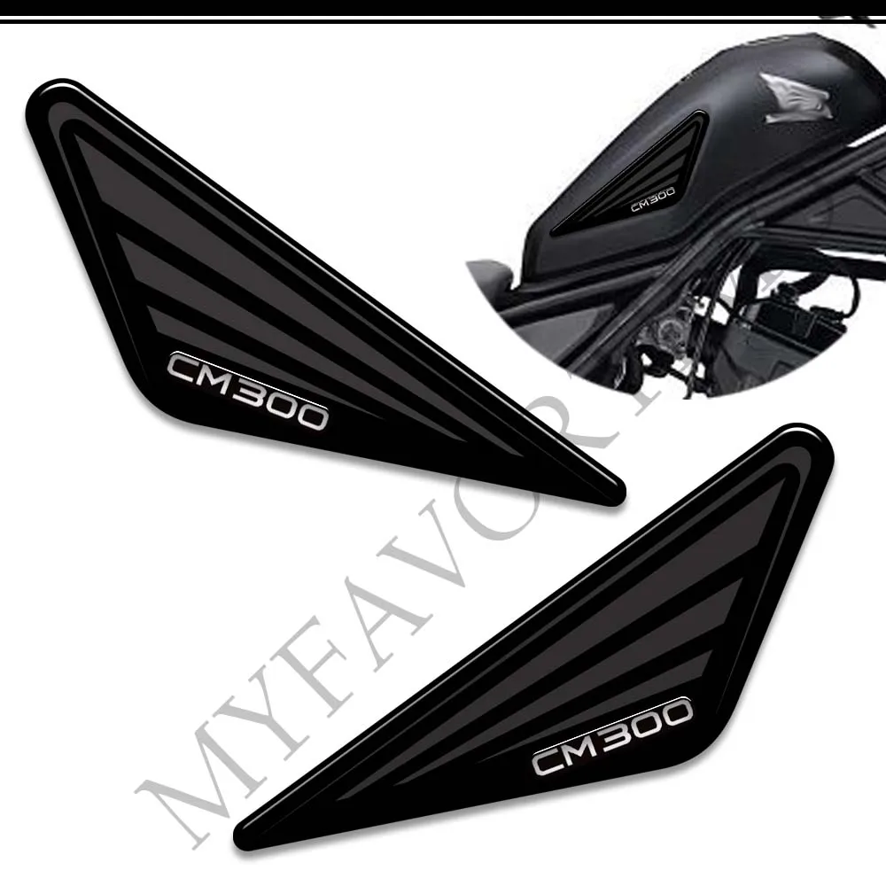 

For HONDA Rebel CMX CM 300 CMX300 Tank Pad Stickers Decal Emblem Logo Protector Fuel Oil Kit Knee CM300 Rebel300