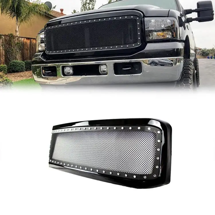 Spedking 2005 2006 2007 Front Raptor car Rivet grille for FORD F250 F350 F450