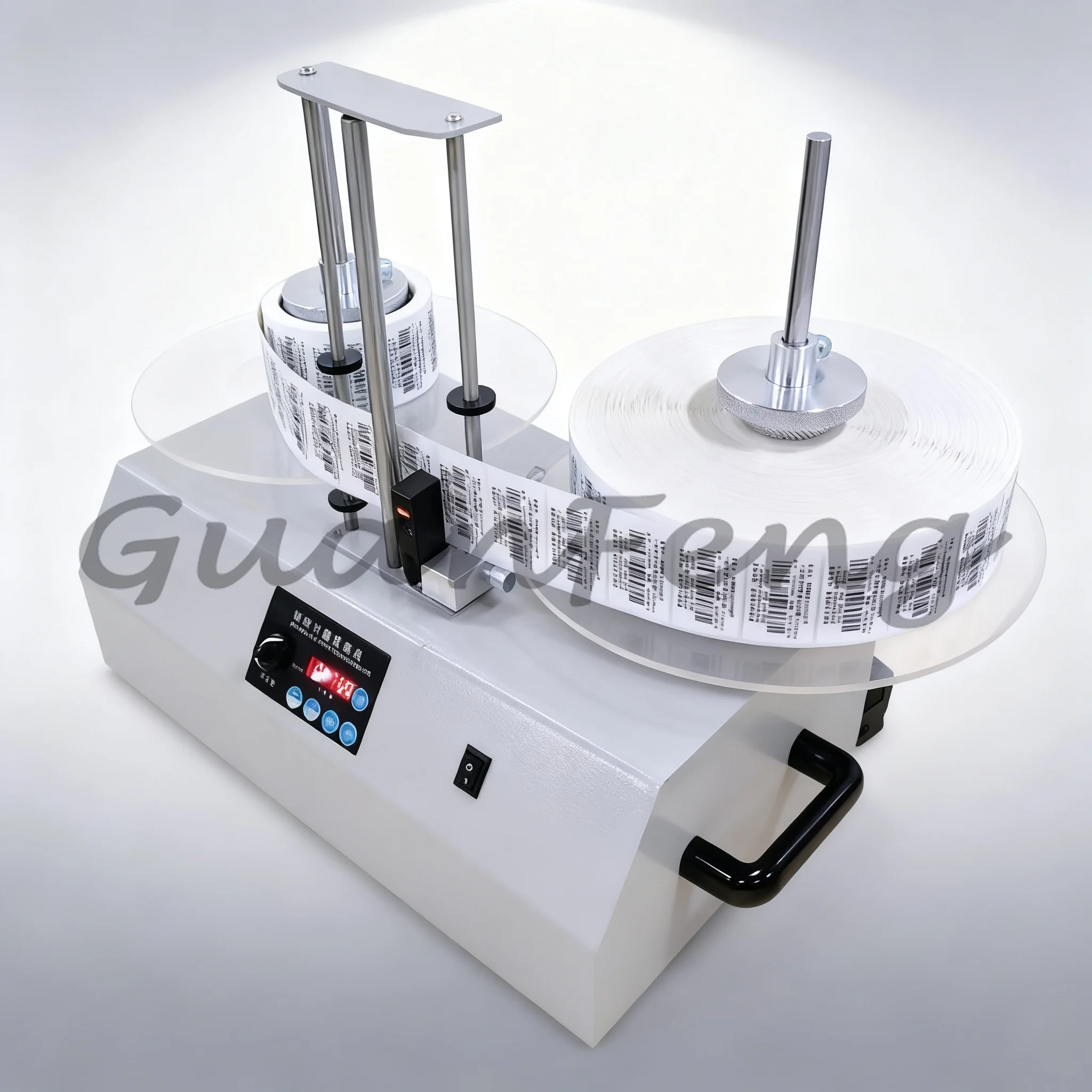 R150 Label Rewinder, Adjustable Speed Bidirectional Rewinder for Self-adhesive Barcode Clothing Labels, New Model