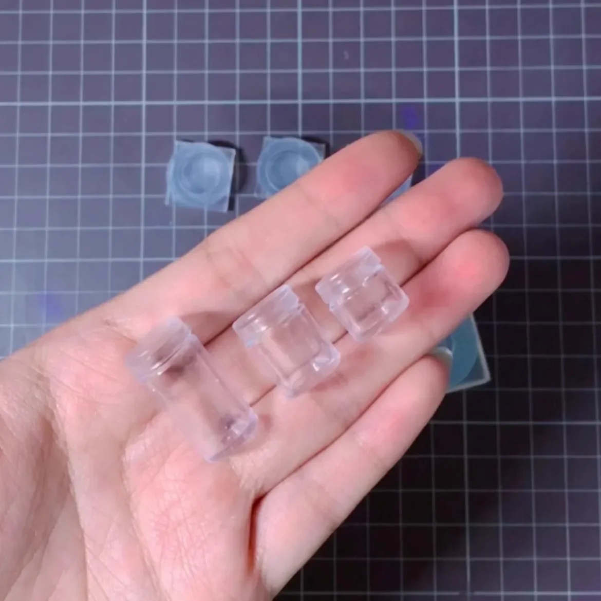 Silikonowa forma 3D do formowania żywicy do miniaturowego symulowanego słoika z dżemem i uszczelnionego słoiki do przechowywania