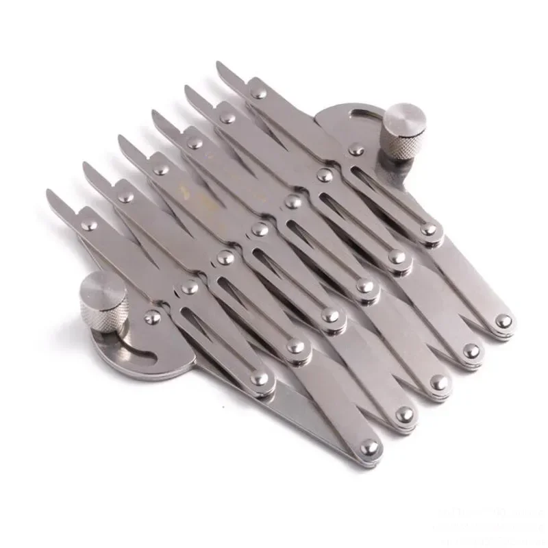 Multifunctional woodworking measuring tool, dovetail marking ruler, stainless steel high-precision layout ruler