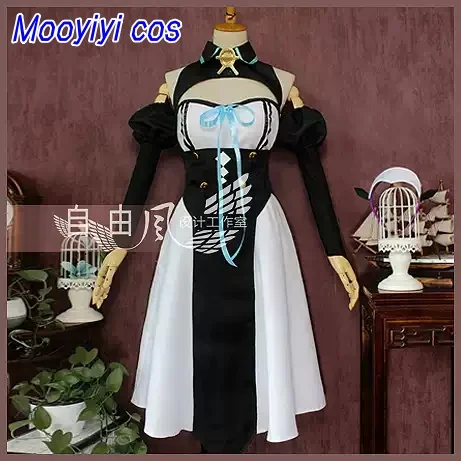 Новый аниме-шахмат Белль 2026, карнавальный костюм на Хэллоуин, Рождество, ролевая вечеринка, сексуальное платье, индивидуальный конец Серафим