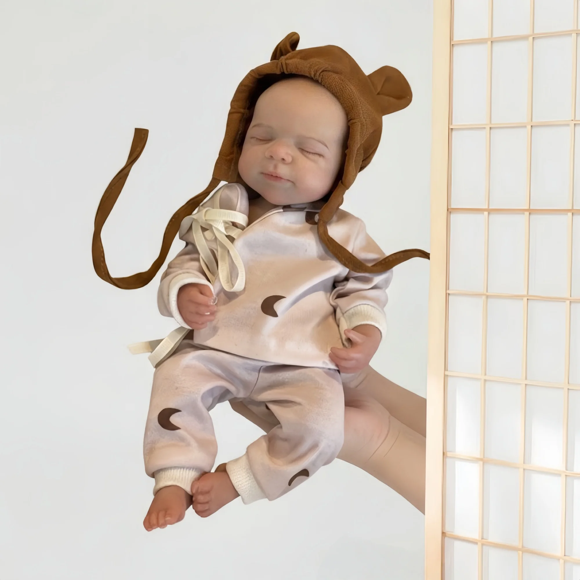 13Inch Open Mouth Silicone Pascale Girl Reborn Doll Painted Full