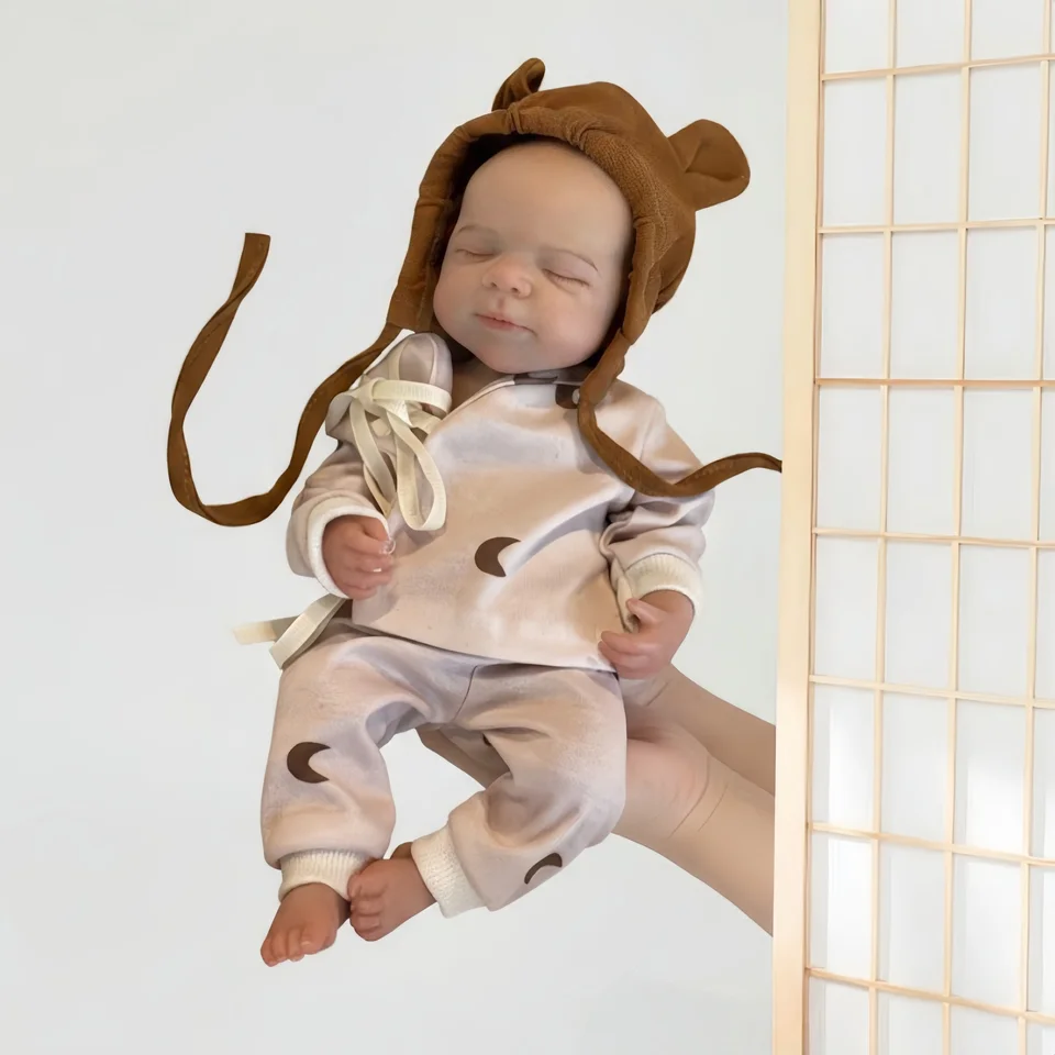 13Inch Open Mouth Silicone Pascale Girl Reborn Doll Painted Full